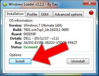 Descargar Loader activador para Windows 7