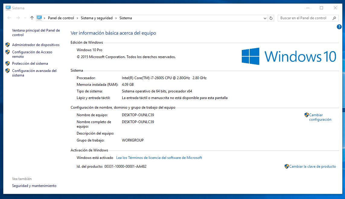 Windows 10 activado con MS Toolkit