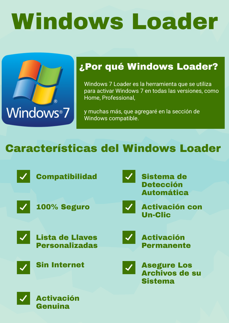 Características del Windows Loader