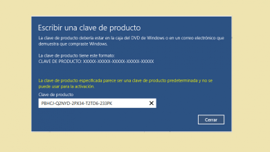Claves Genericas Windows 10